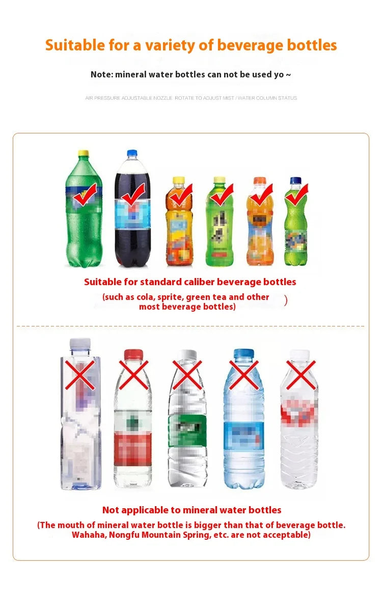 Watering Irrigation High Sprayer Water Pressure Flower Garden Gun Sprayer Head Juice Bottles Interface Plastic Trolley Spray