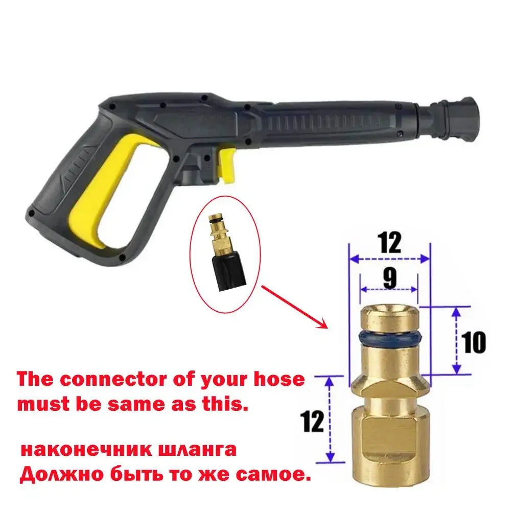 High Pressure Washer Gun For Karcher K series Car Wash Cleaning Water Spray Lance Replacement Gun Pistol Wand Nozzle