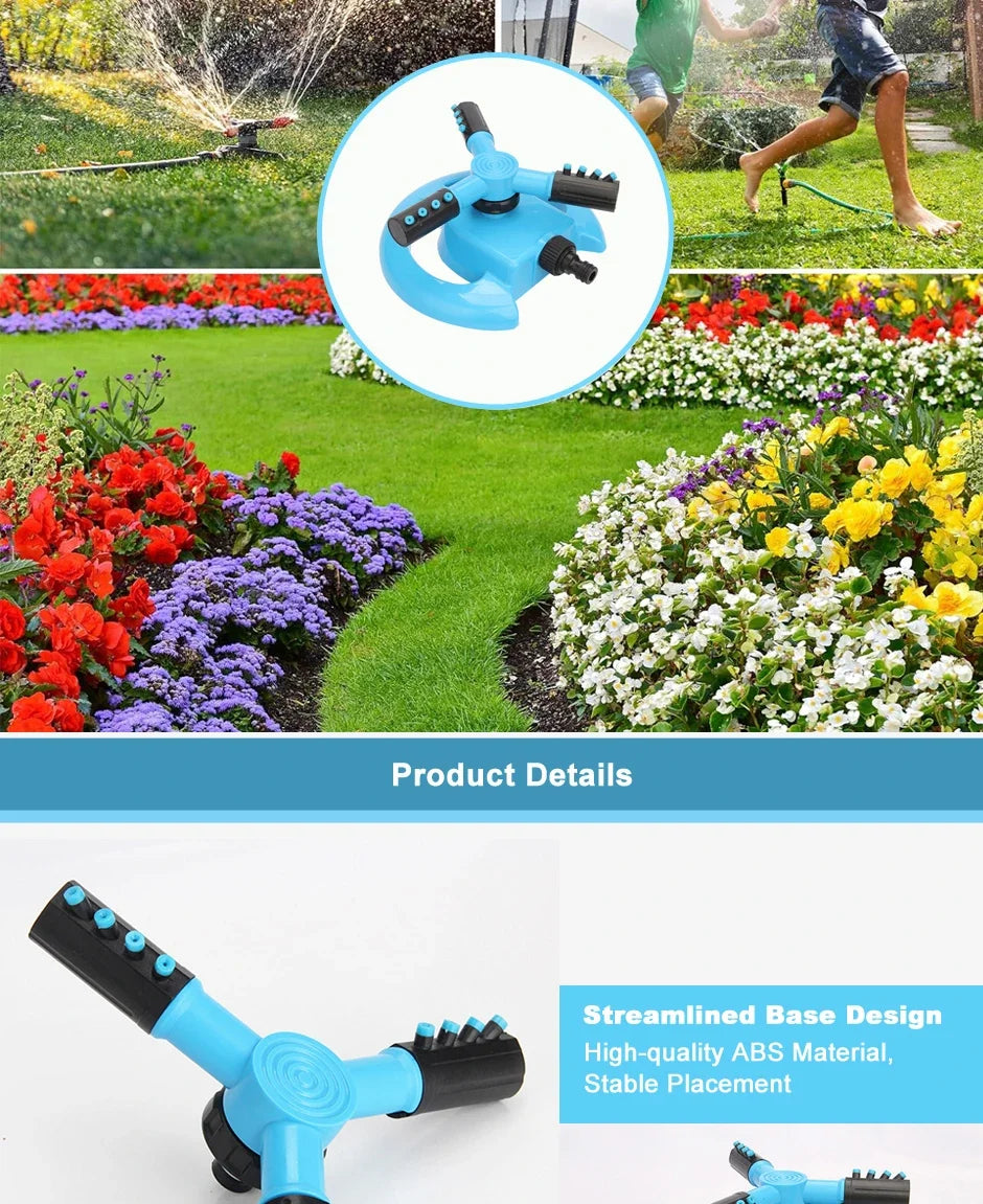 garden irrigation sprinkler set automatic watering plants rotary lawn gardening supplies agricultural grass Fountain nozzle