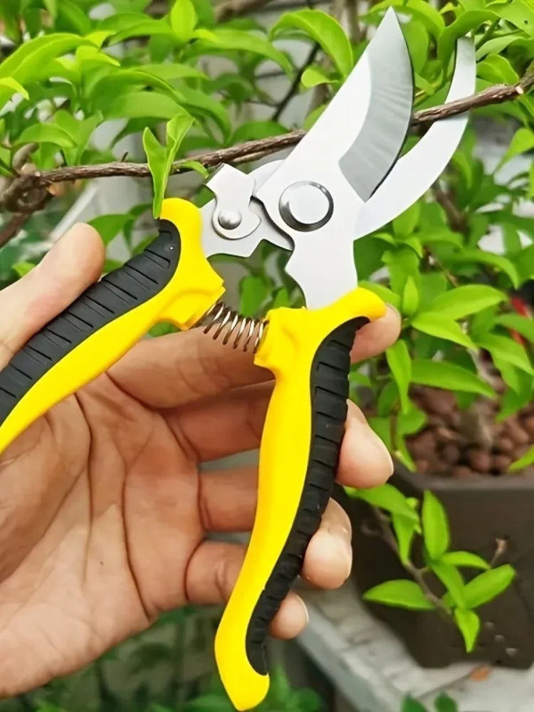 Professional Garden Scissors, Heavy Duty Branch Trimming Shears for Fruit Trees, Gardening Pruning Tools, Household Outdoor Use