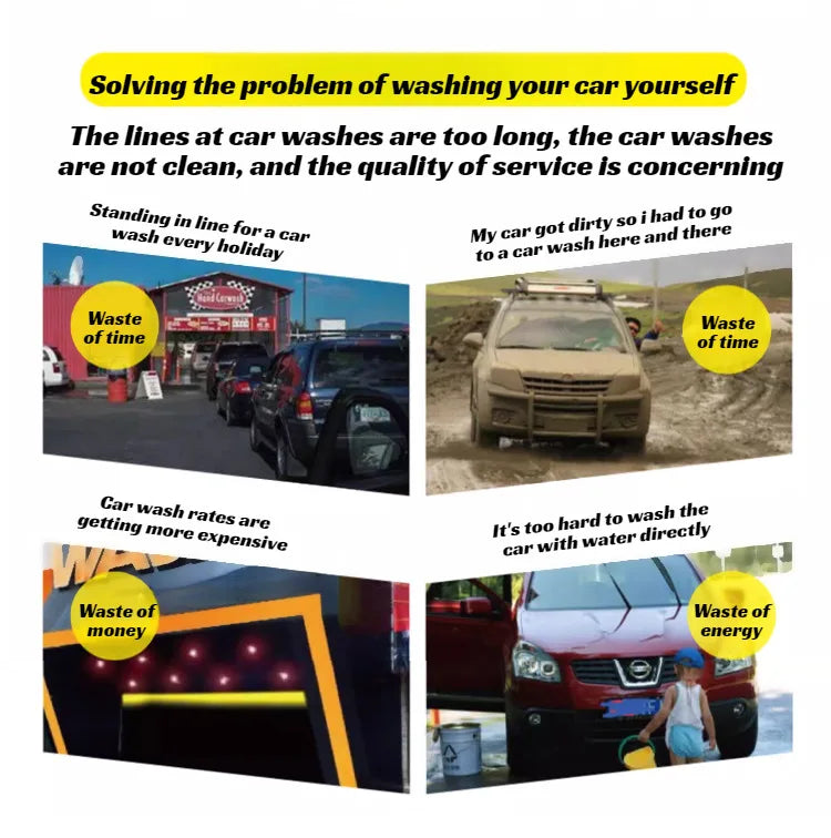 【Cordless Handheld Water Gun】Lithium Battery Rechargeable High-Pressure Washer - Portable Car Wash Sprayer for Home & Garden