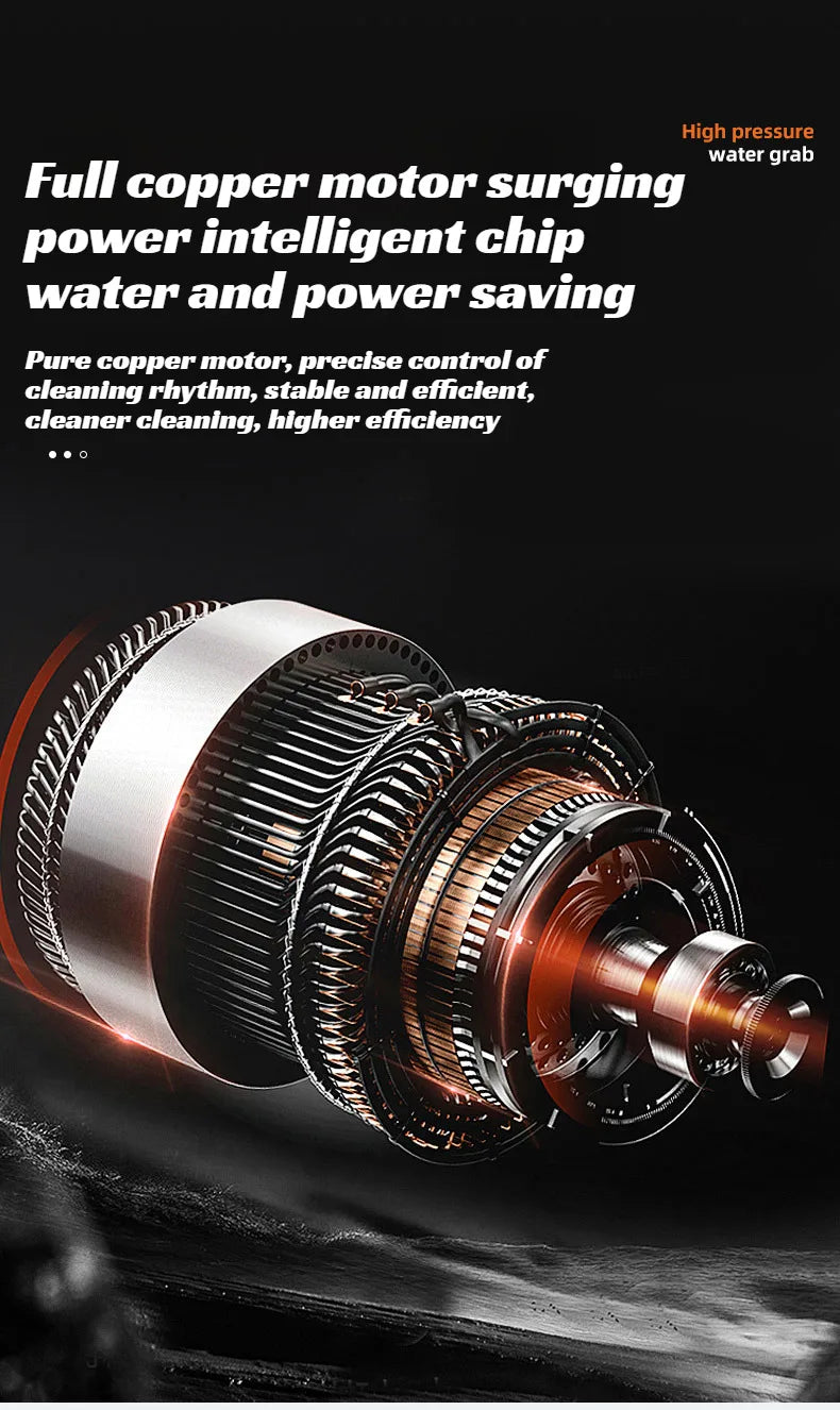 【Cordless Handheld Water Gun】Lithium Battery Rechargeable High-Pressure Washer - Portable Car Wash Sprayer for Home & Garden