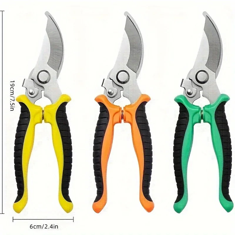 Professional Garden Scissors, Heavy Duty Branch Trimming Shears for Fruit Trees, Gardening Pruning Tools, Household Outdoor Use