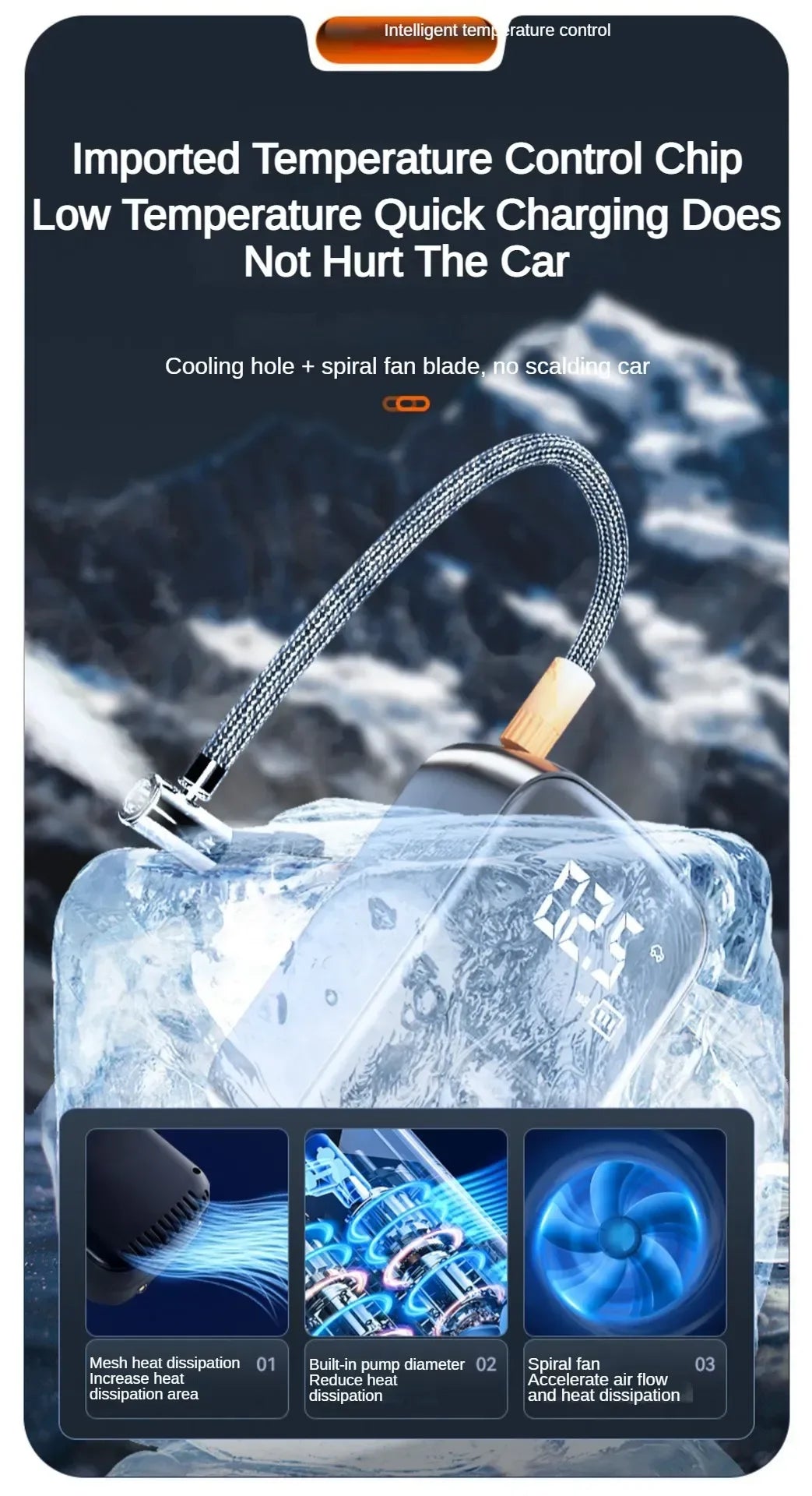 EAFC 150PSI  Car Air Compressor Electric Tire Inflator Pump for Motorcycle Bicycle Boat Tyre Balls Multifunction Tire Inflator