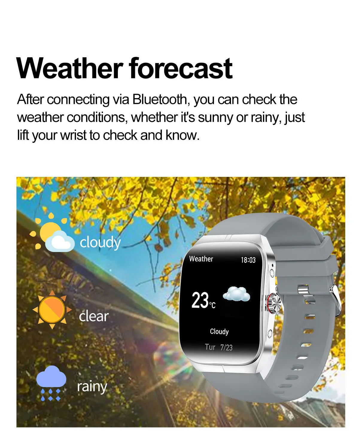 Men Women Sports Health Watches Blue Tooth Call Smartwatch NFC Heart Rate 1.95" AMOLED Screen Waterproof Music Voice Assistant