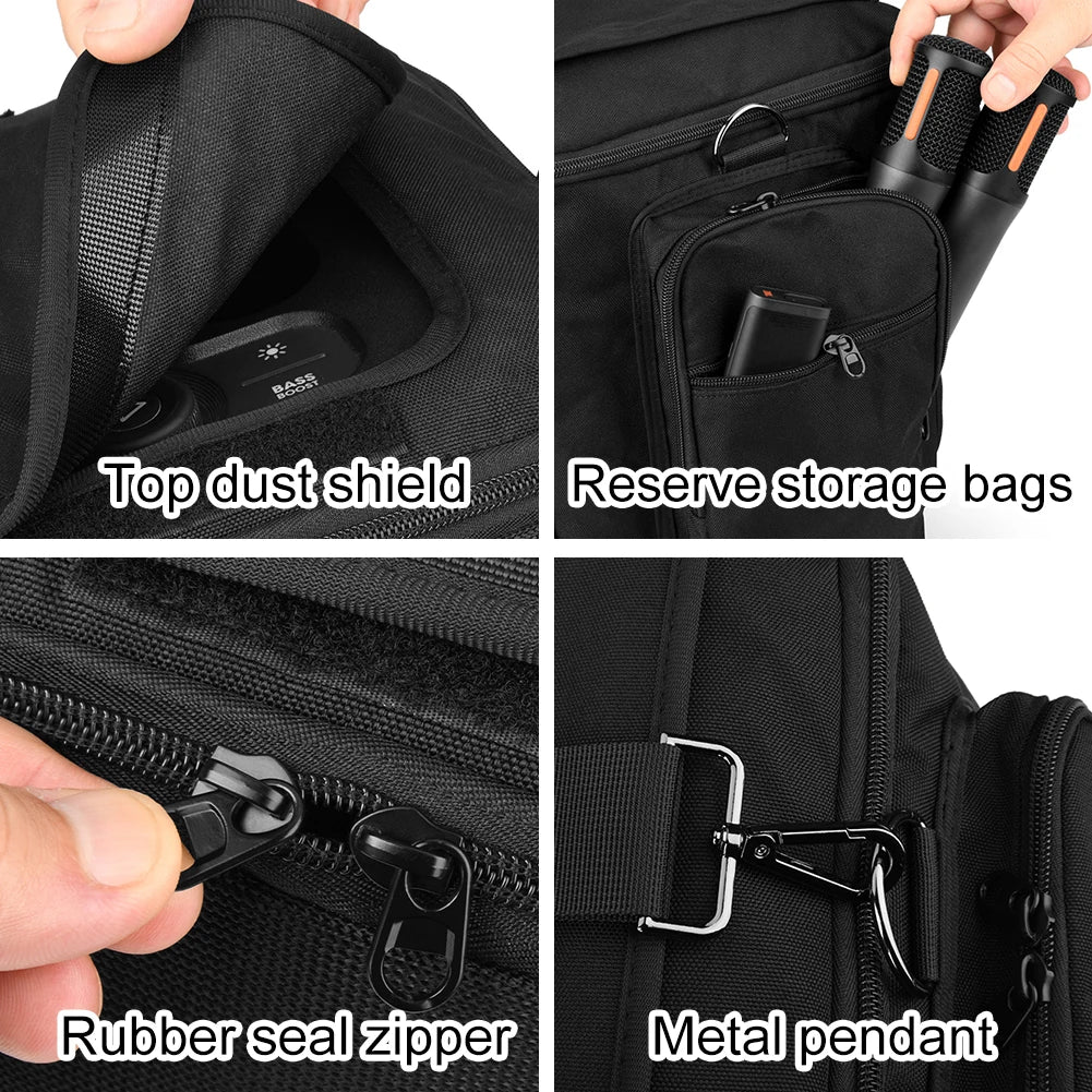 Travel Carrying Case with Shoulder Strap Storage Bag Portable Speaker Carry Case for JBL Partybox Encore Essential Speaker