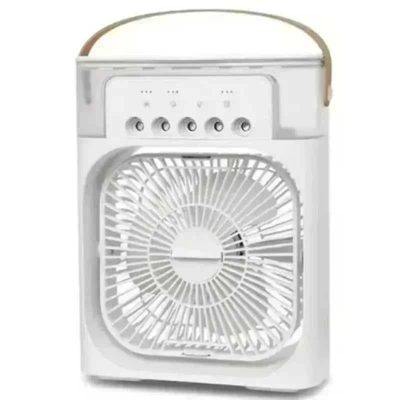 Portable 3 In 1 Fan AIr Conditioner Household Small Air Cooler LED Night Lights Humidifier Air Adjustment Home Fans Dropshipping