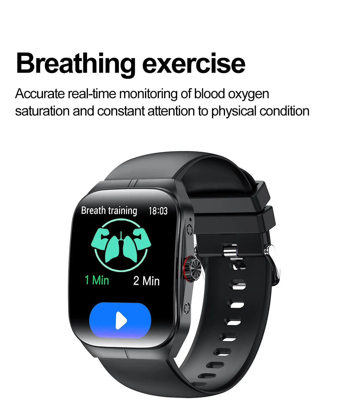 Men Women Sports Health Watches Blue Tooth Call Smartwatch NFC Heart Rate 1.95" AMOLED Screen Waterproof Music Voice Assistant