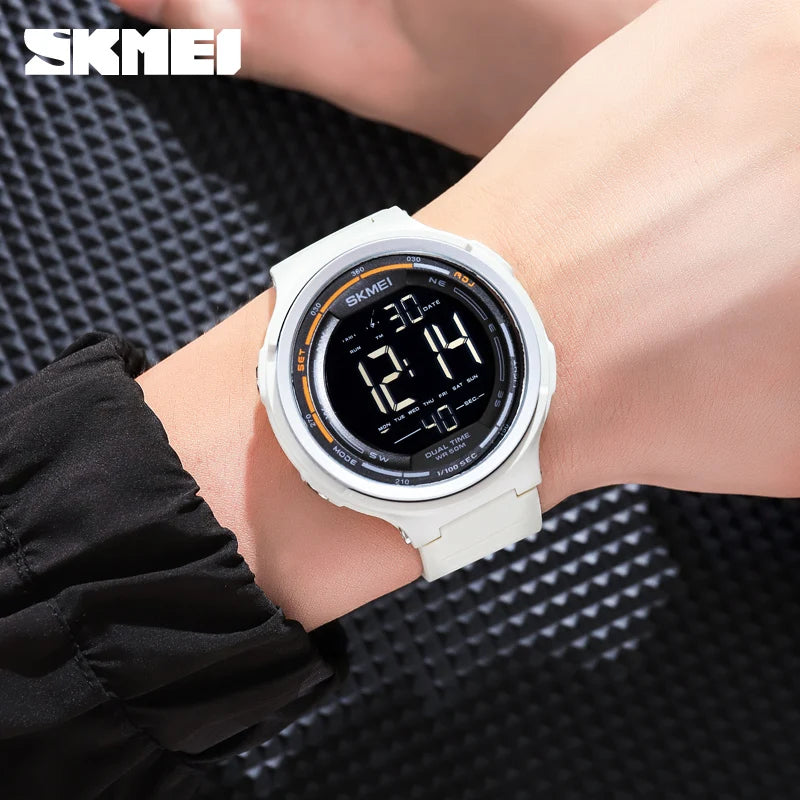 SKMEI 1841 Sport Waterproof Digital Watch for Men Military LED Display Countdown Electronic Wristwatches Mens 1251 Reloj Hombre