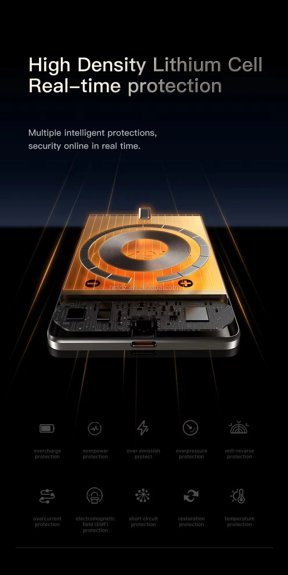 Portable travel Thin 0.65cm Magnetic Metal Wireless Charger 5000mAh Bi-directional Fast Charge PD20W Power bank External battery