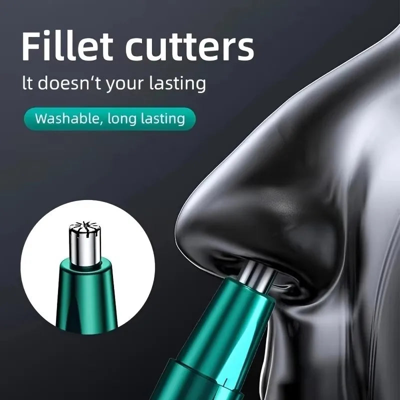1pc Electric Nose Hair Trimmer Mens Nose And Ear Remover Automatic Washable Electric Shaving Tools USB Rechargeable