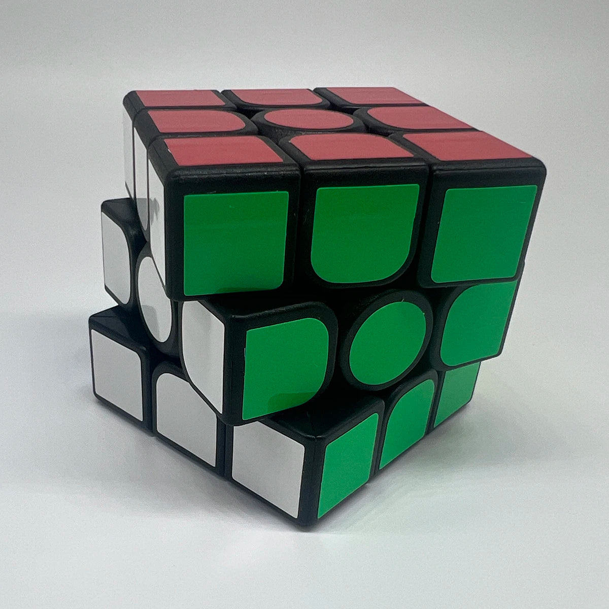 Magic Cube 3x3x3 Black Conventional sticker stress-relieving puzzle professional smooth speed game children's toy gift
