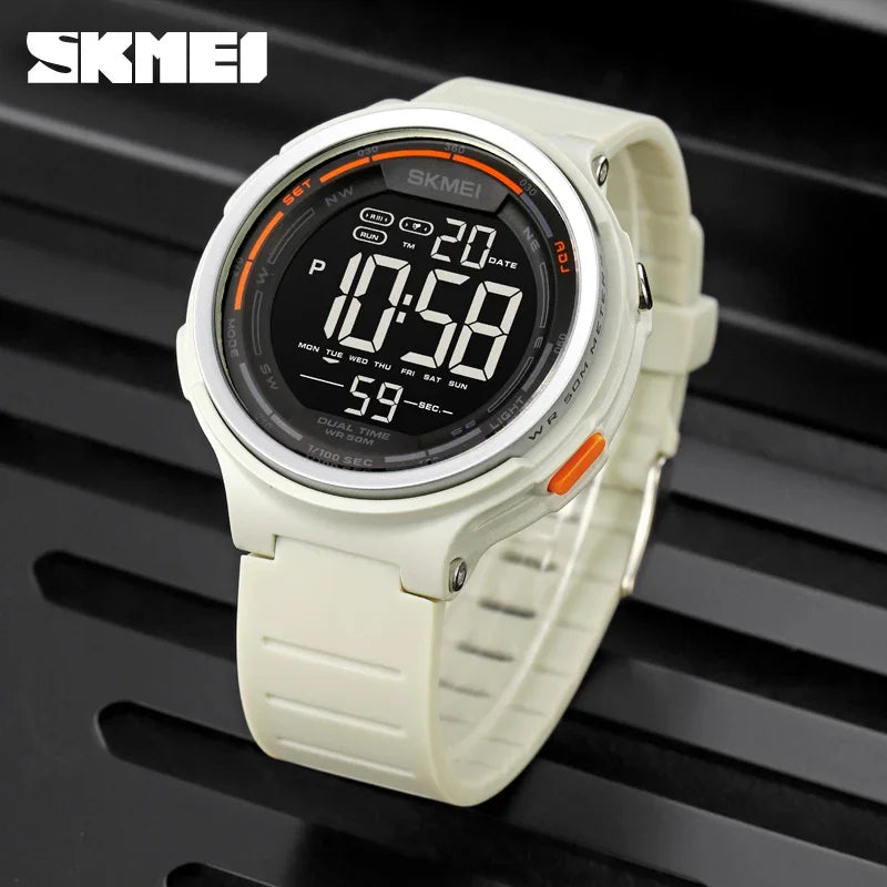 SKMEI 1841 Sport Waterproof Digital Watch for Men Military LED Display Countdown Electronic Wristwatches Mens 1251 Reloj Hombre