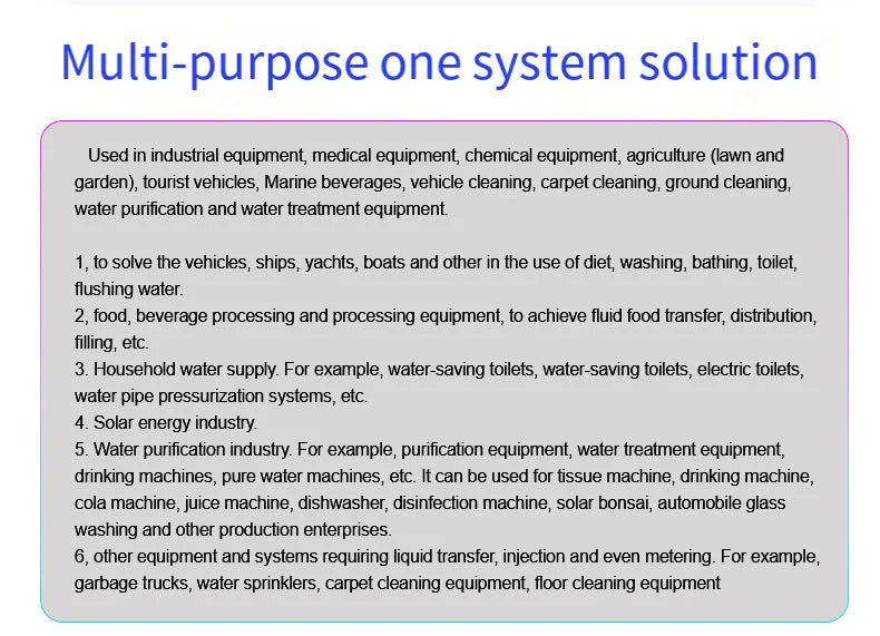 DC 12V 60W 120PSI 5L/Min High Pressure Diaphragm Water Pump Micro Electric Water Pump Self Priming Pump Water Sprayer Car Wash