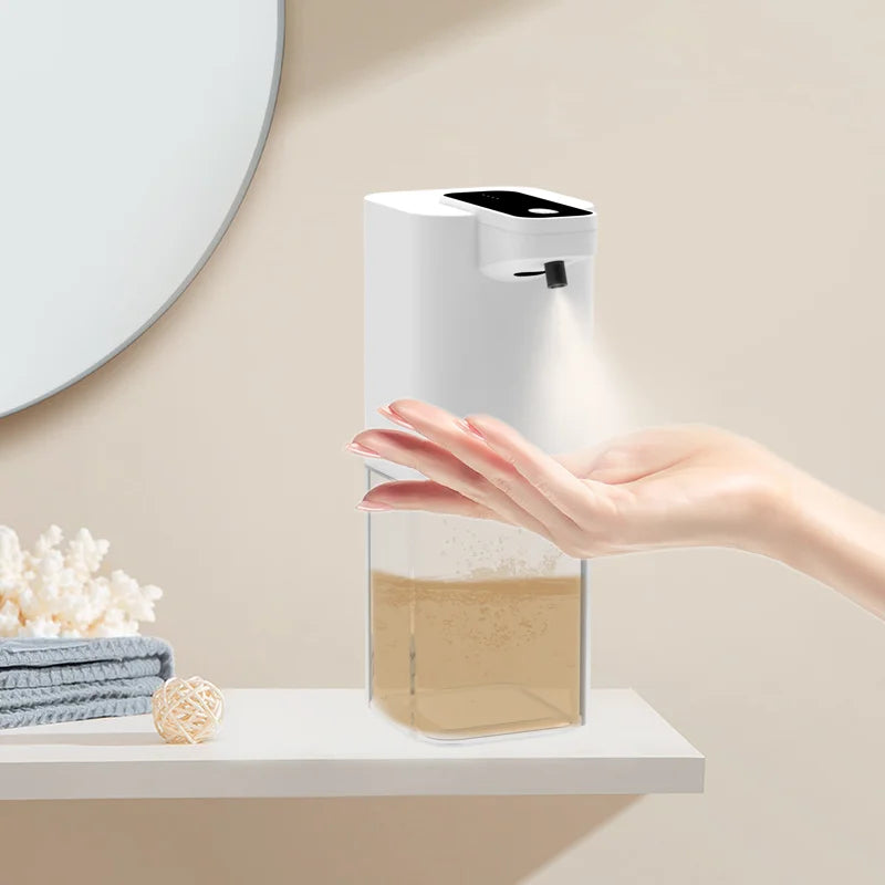 400ml New Rechargeable Foam/Liquid/Spray Model Touchless Electric Automatic Sensor Soap Dispenser for Toilet Bathroom & Kitchen