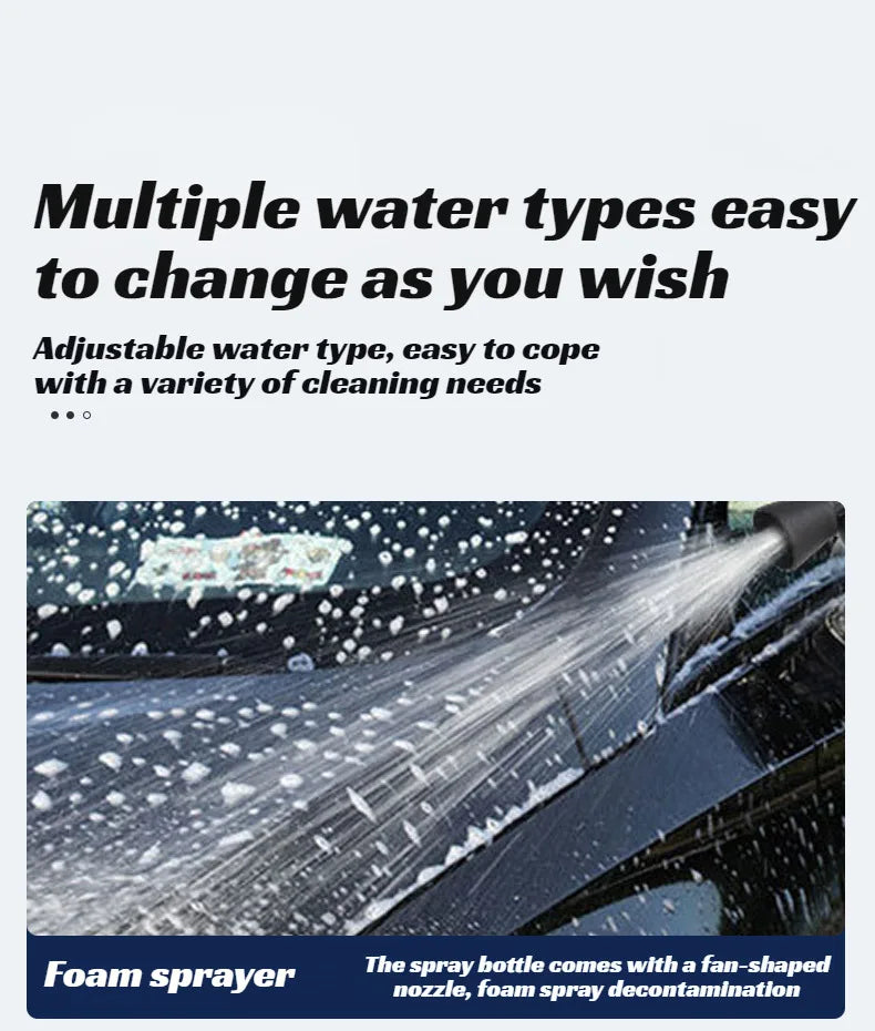 【Cordless Handheld Water Gun】Lithium Battery Rechargeable High-Pressure Washer - Portable Car Wash Sprayer for Home & Garden