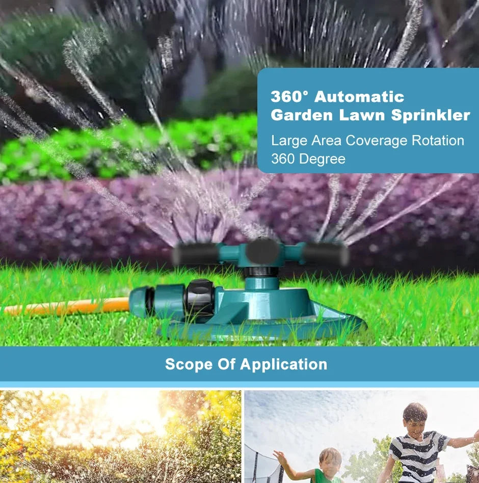 garden irrigation sprinkler set automatic watering plants rotary lawn gardening supplies agricultural grass Fountain nozzle