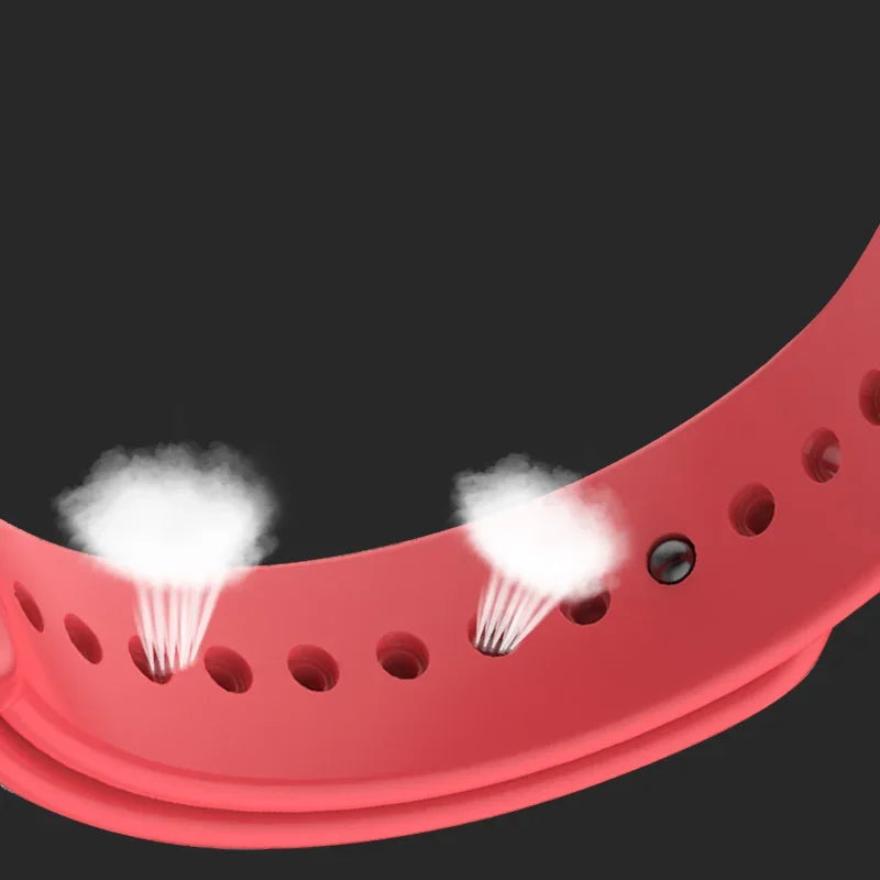 official Silicone Strap For Xiaomi Mi Band 4 5 6 7 Bracelet Sport Watch Wristband Miband4 miband7 Correa Mi band 3 4 5 6 7 Band