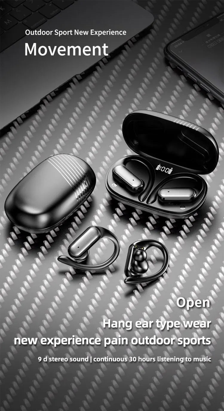 A520 Wireless Bluetooth Headset Touch Light Mini High Quality Earplugs Anti-Sweat HD Sound Quality Stereo Universal Headset