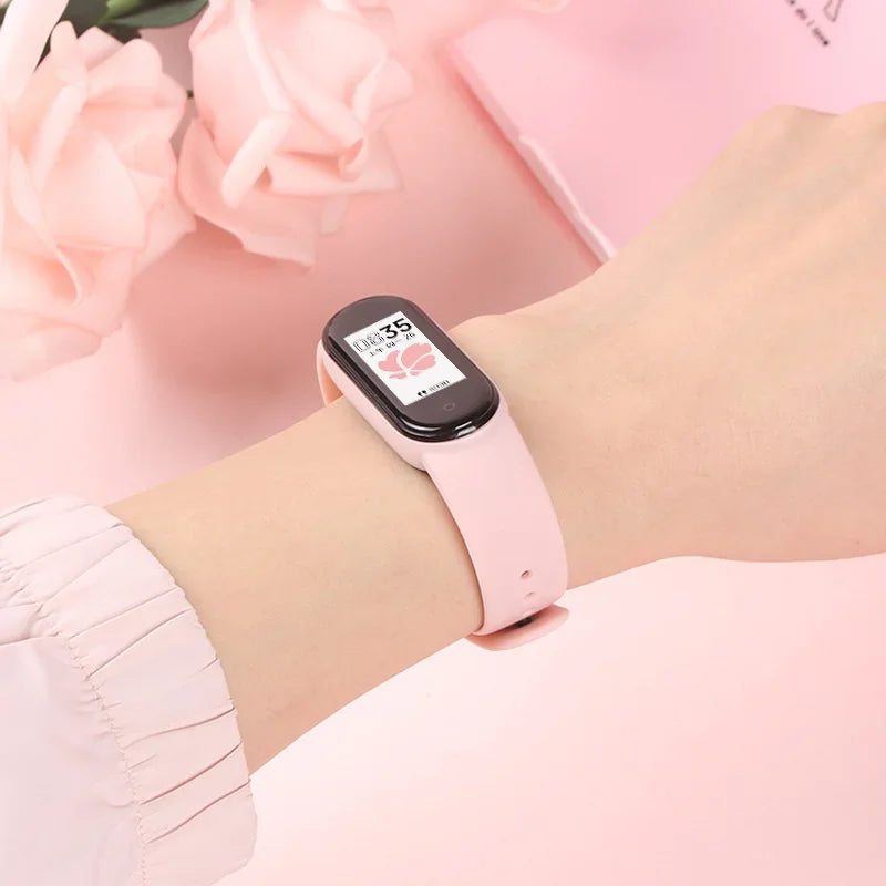 official Silicone Strap For Xiaomi Mi Band 4 5 6 7 Bracelet Sport Watch Wristband Miband4 miband7 Correa Mi band 3 4 5 6 7 Band