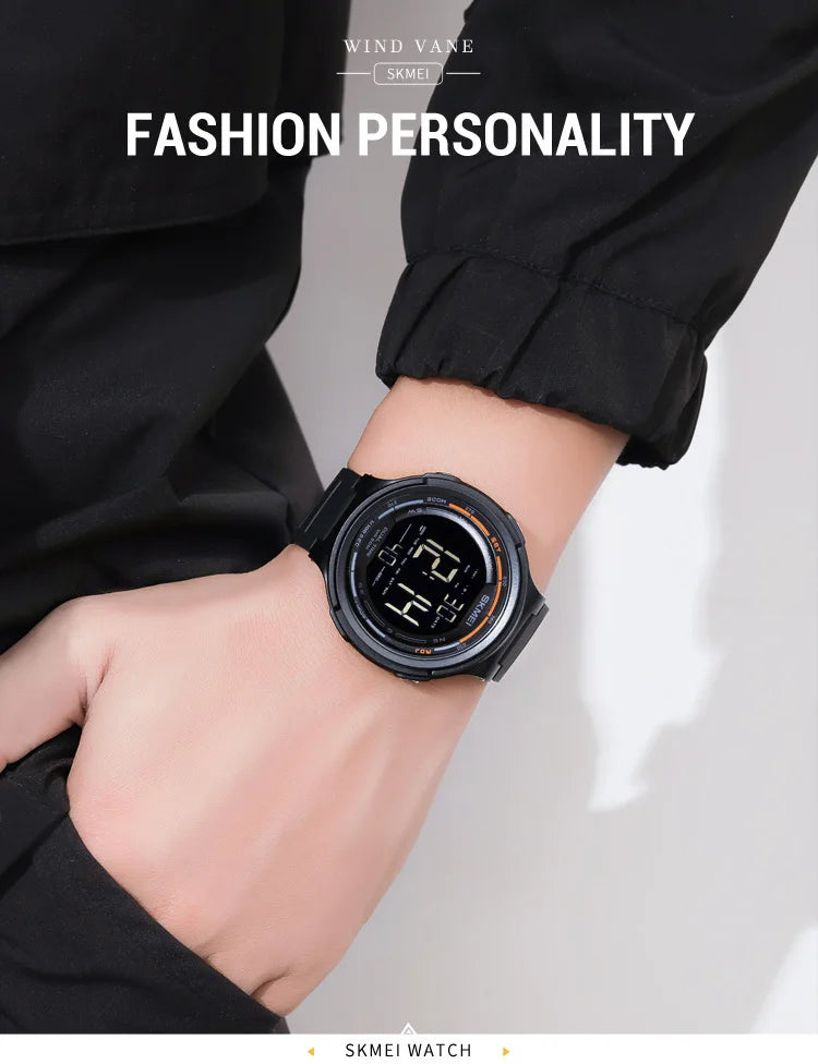 SKMEI 1841 Sport Waterproof Digital Watch for Men Military LED Display Countdown Electronic Wristwatches Mens 1251 Reloj Hombre