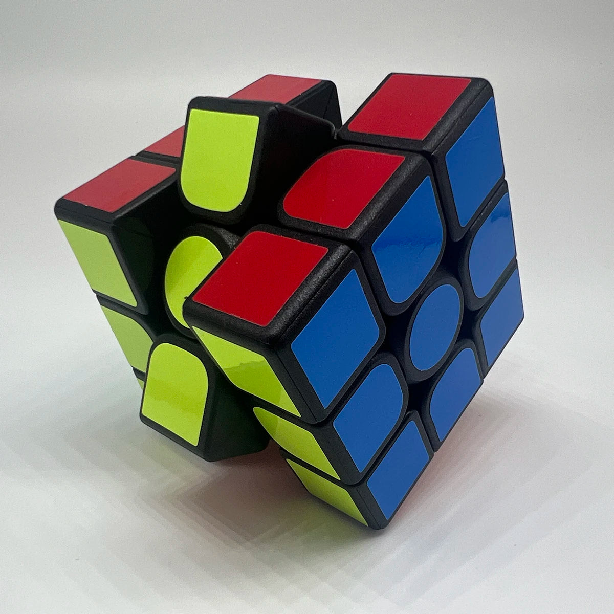 Magic Cube 3x3x3 Black Conventional sticker stress-relieving puzzle professional smooth speed game children's toy gift