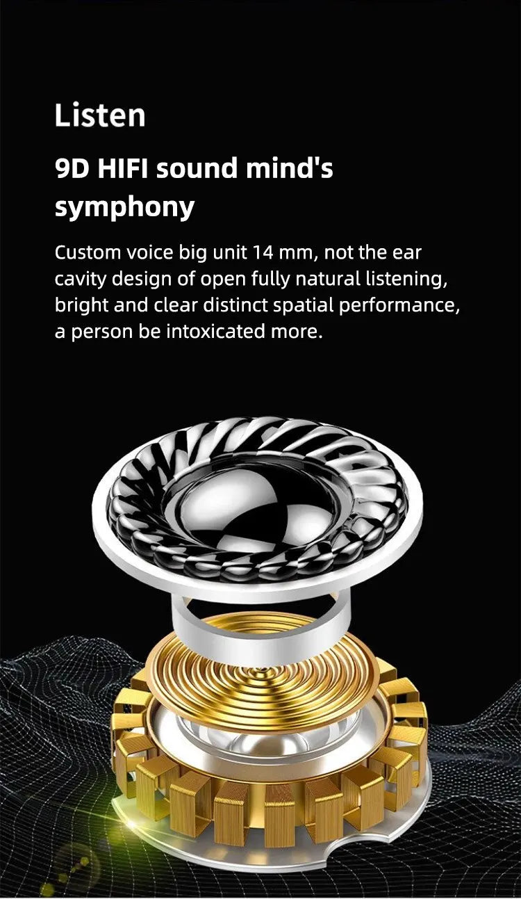 A520 Wireless Bluetooth Headset Touch Light Mini High Quality Earplugs Anti-Sweat HD Sound Quality Stereo Universal Headset