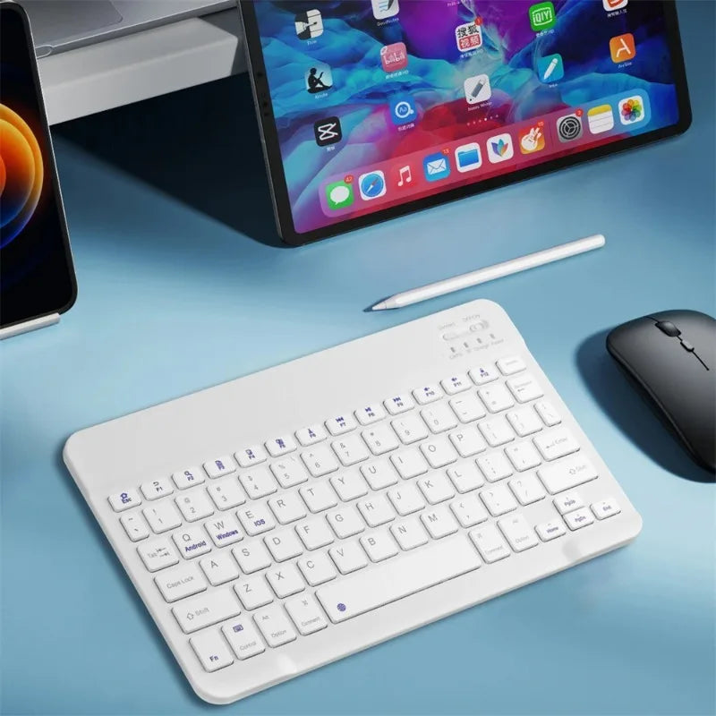 Wireless Bluetooth Keyboard for Android IOS Windows Slim Portable Universal Bluetooth-compatible Keyboard For iPad Tablet Phone