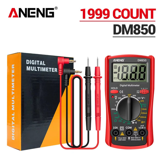 ANENG DM850 Automatic Digital Multimeter Professional multimetro AC/DC Votage Tester 1999 Counts Ohm Ammeter Electric Tools