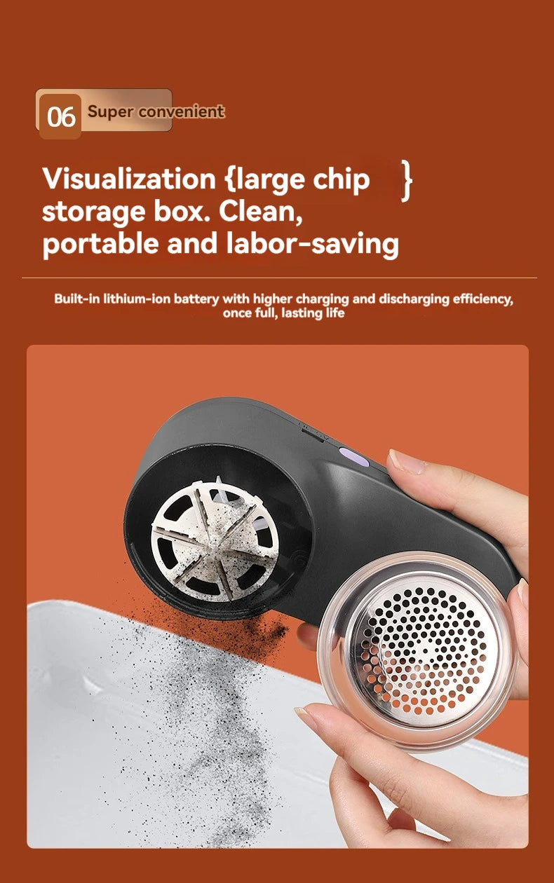 Portable Hairball Trimmer & Clothes Pill Remover - New Electric Shaving Machine for Home Use, Ideal Gift Idea